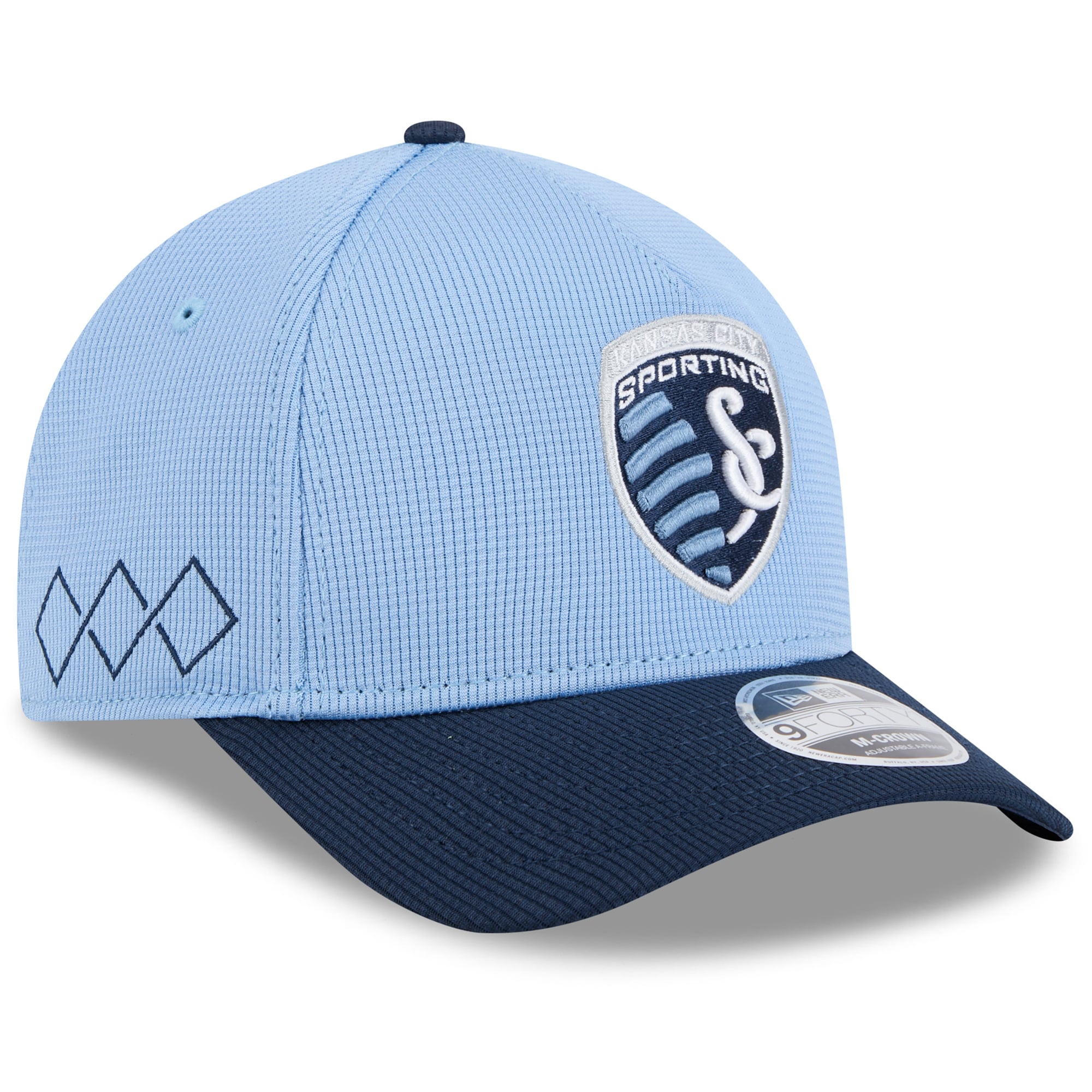 men8217s sporting kansas city new era light blue 2025 jersey hook 9forty m-crown adjustable hat | Inter Miami CF Jerseys, Hats, and MLS Fan Gear