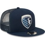 men8217s sporting kansas city new era navy classic 9fifty trucker snapback hat | Inter Miami CF Jerseys, Hats, and MLS Fan Gear