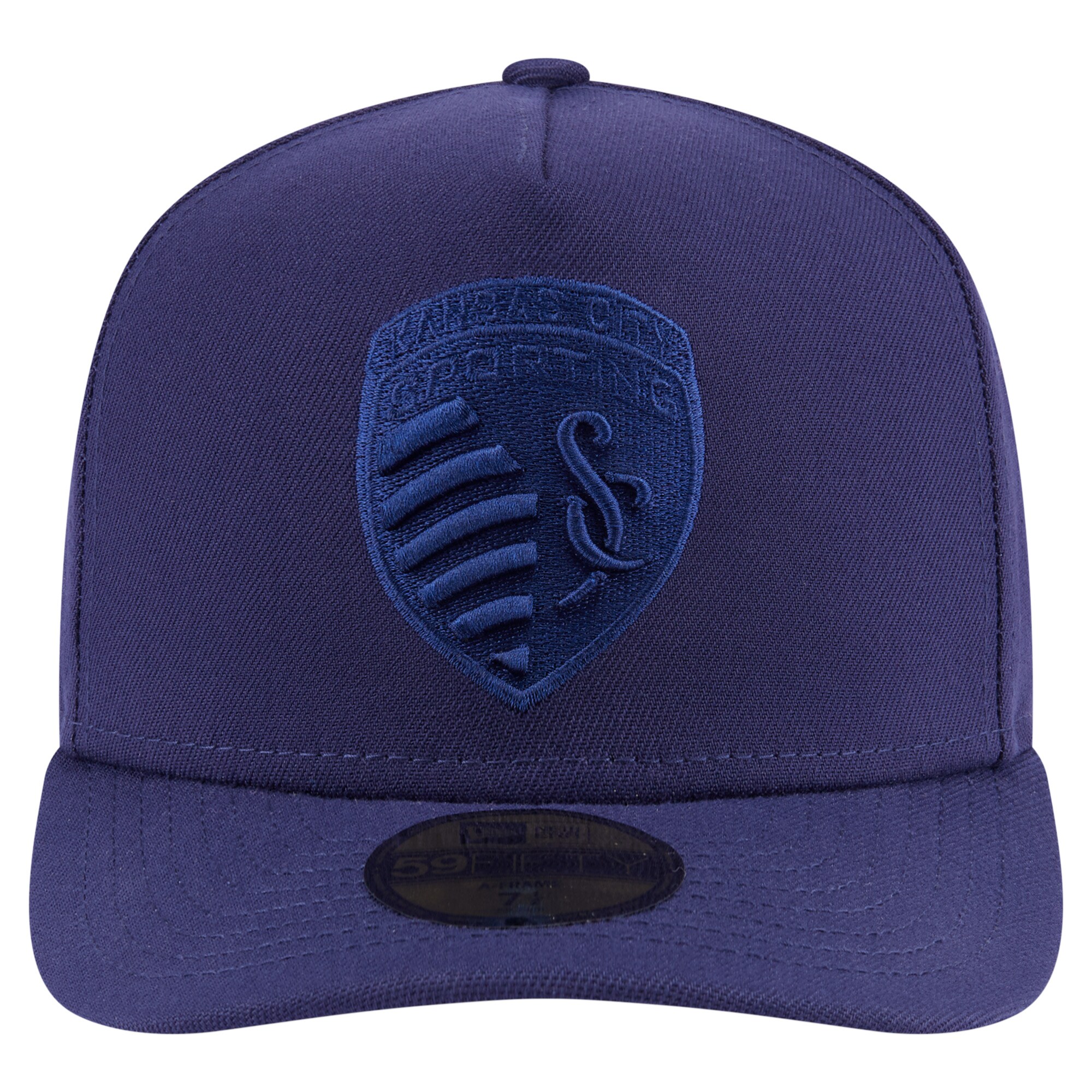 men8217s sporting kansas city new era navy color pack a-frame 59fifty fitted hat | Inter Miami CF Jerseys, Hats, and MLS Fan Gear