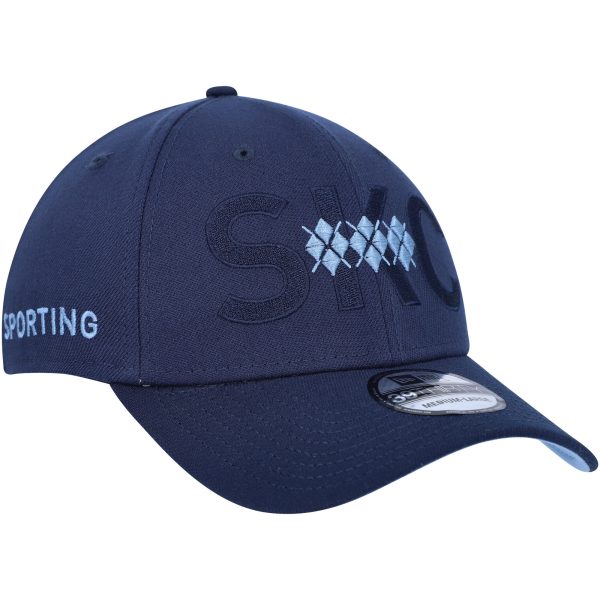 men8217s sporting kansas city new era navy kick off 39thirty flex hat | Inter Miami CF Jerseys, Hats, and MLS Fan Gear