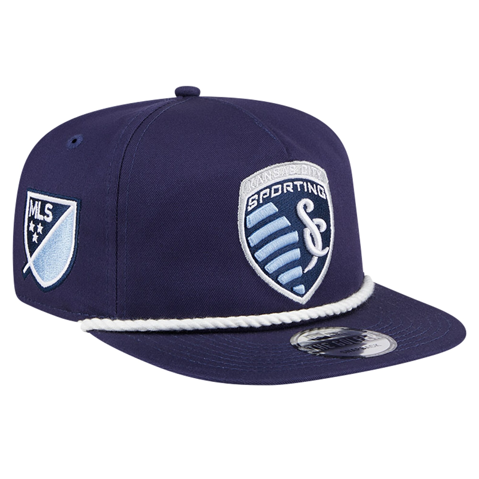 men8217s sporting kansas city new era navy the golfer kickoff collection adjustable hat | Inter Miami CF Jerseys, Hats, and MLS Fan Gear