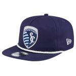 men8217s sporting kansas city new era navy the golfer kickoff collection adjustable hat | Inter Miami CF Jerseys, Hats, and MLS Fan Gear