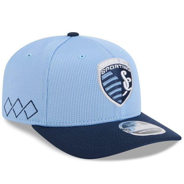 men8217s sporting kansas city new era sky bluenavy 2025 jersey hook 9seventy stretch-snap hat | Inter Miami CF Jerseys, Hats, and MLS Fan Gear