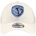 men8217s sporting kansas city new era tan game day 9twenty adjustable trucker hat | Inter Miami CF Jerseys, Hats, and MLS Fan Gear
