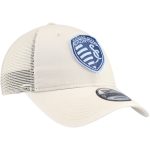 men8217s sporting kansas city new era tan game day 9twenty adjustable trucker hat | Inter Miami CF Jerseys, Hats, and MLS Fan Gear