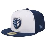 men8217s sporting kansas city new era whitenavy 2024 kick off collection 59fifty fitted hat | Inter Miami CF Jerseys, Hats, and MLS Fan Gear