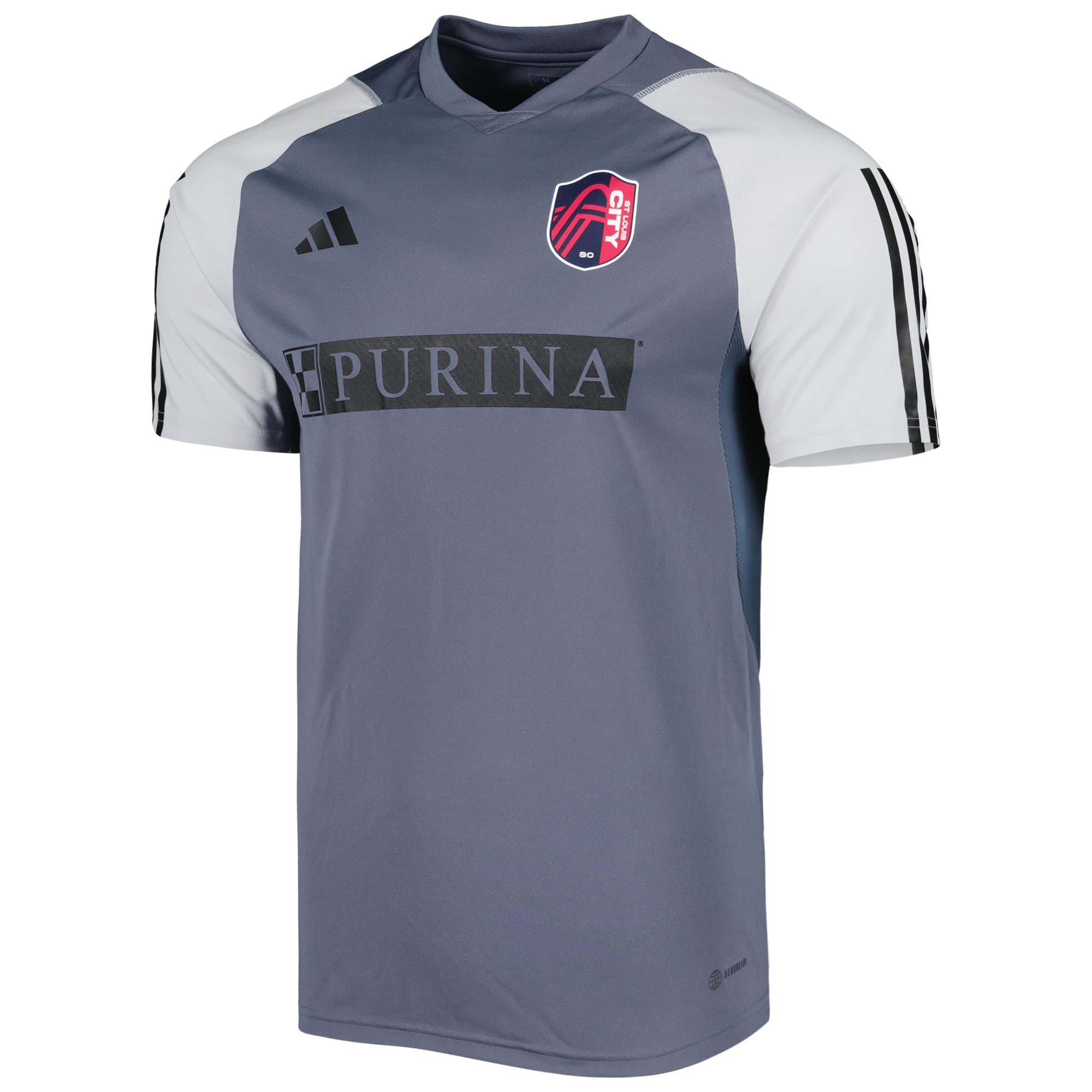 men8217s st. louis city sc adidas gray 2023 on-field training jersey | Inter Miami CF Jerseys, Hats, and MLS Fan Gear