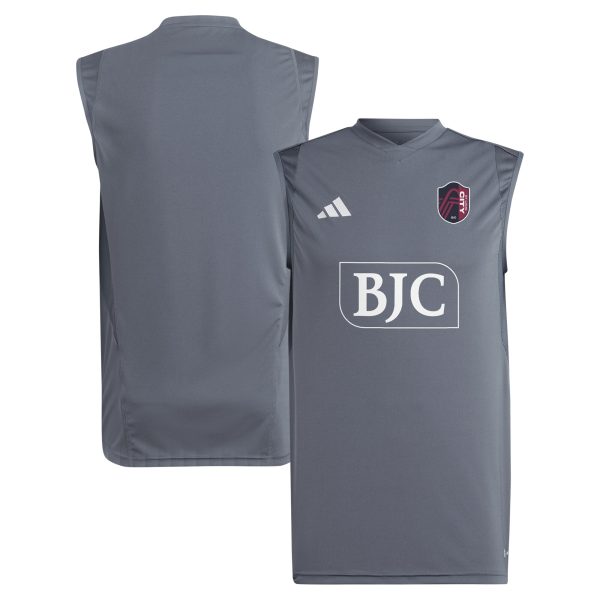 men8217s st. louis city sc adidas gray 2024 sleeveless training jersey | Inter Miami CF Jerseys, Hats, and MLS Fan Gear
