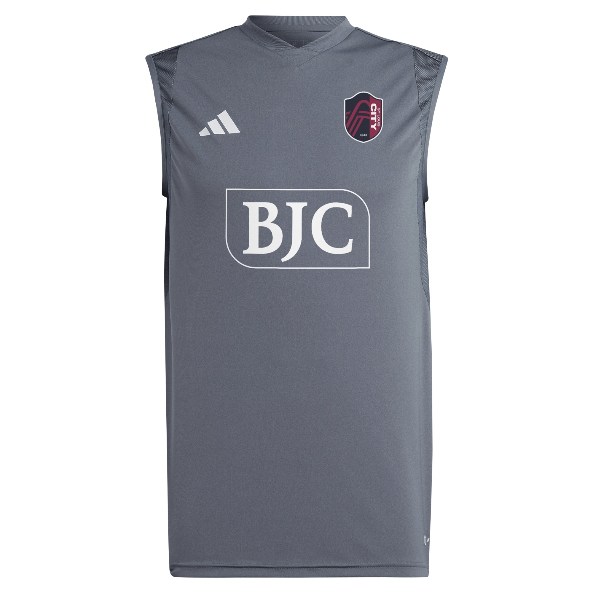 men8217s st. louis city sc adidas gray 2024 sleeveless training jersey | Inter Miami CF Jerseys, Hats, and MLS Fan Gear