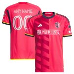 men8217s st. louis city sc adidas red 2023 city kit authentic custom jersey | Inter Miami CF Jerseys, Hats, and MLS Fan Gear