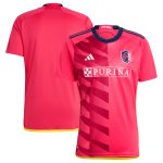 men8217s st. louis city sc adidas red 2023 city kit replica jersey | Inter Miami CF Jerseys, Hats, and MLS Fan Gear