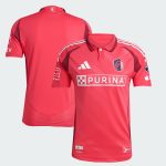 men8217s st. louis city sc adidas red 2025 forever city red authentic jersey | Inter Miami CF Jerseys, Hats, and MLS Fan Gear