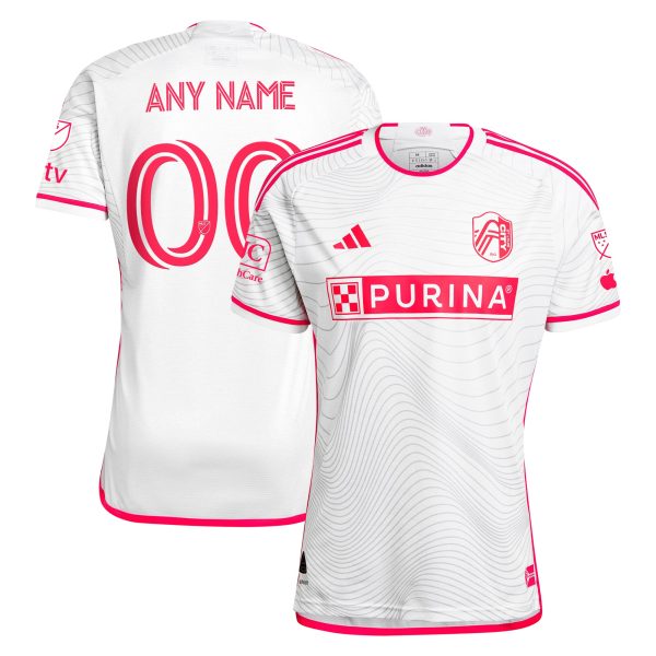 men8217s st. louis city sc adidas white 2024 the confluence kit authentic custom jersey | Inter Miami CF Jerseys, Hats, and MLS Fan Gear