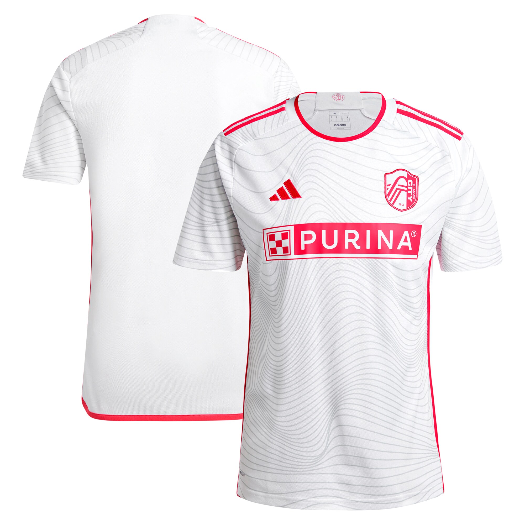 men8217s st. louis city sc adidas white 2024 the confluence kit replica jersey | Inter Miami CF Jerseys, Hats, and MLS Fan Gear