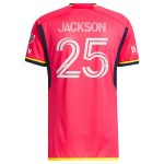 men8217s st. louis city sc aziel jackson adidas red 2024 the spirit kit authentic player jersey | Inter Miami CF Jerseys, Hats, and MLS Fan Gear