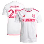 men8217s st. louis city sc aziel jackson adidas white 2024 the confluence kit replica player jersey | Inter Miami CF Jerseys, Hats, and MLS Fan Gear