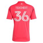men8217s st. louis city sc cedric teuchert adidas pink 2025 forever city red replica player jersey | Inter Miami CF Jerseys, Hats, and MLS Fan Gear