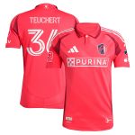 men8217s st. louis city sc cedric teuchert adidas red 2025 forever city red authentic player jersey | Inter Miami CF Jerseys, Hats, and MLS Fan Gear