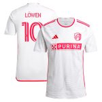 men8217s st. louis city sc eduard löwen adidas white 2024 the confluence kit replica player jersey | Inter Miami CF Jerseys, Hats, and MLS Fan Gear