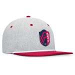 men8217s st. louis city sc fanatics heather gray chip golfer snapback hat | Inter Miami CF Jerseys, Hats, and MLS Fan Gear