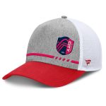 men8217s st. louis city sc fanatics heather gray low block trucker adjustable hat | Inter Miami CF Jerseys, Hats, and MLS Fan Gear