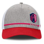 men8217s st. louis city sc fanatics heather gray low block trucker adjustable hat | Inter Miami CF Jerseys, Hats, and MLS Fan Gear