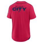 men8217s st. louis city sc fanatics red injury time baseball jersey | Inter Miami CF Jerseys, Hats, and MLS Fan Gear