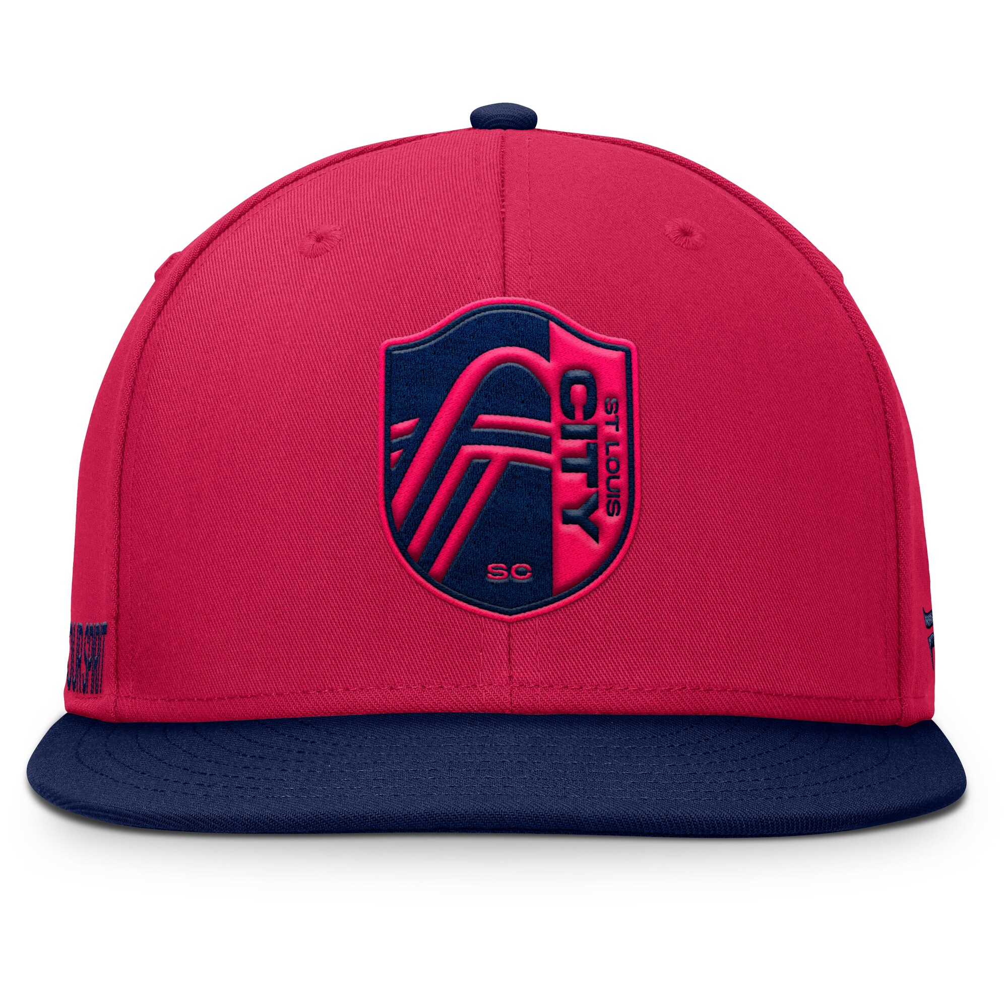 men8217s st. louis city sc fanatics red sitter snapback hat | Inter Miami CF Jerseys, Hats, and MLS Fan Gear