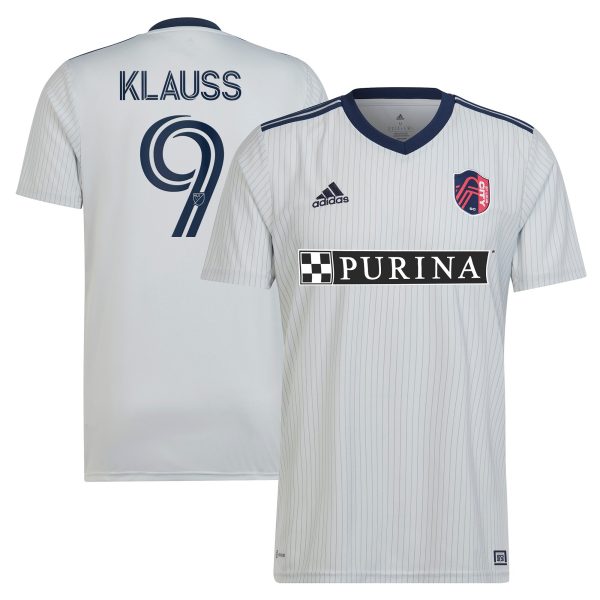 men8217s st. louis city sc joão klauss adidas gray 2023 the spirit kit replica jersey | Inter Miami CF Jerseys, Hats, and MLS Fan Gear