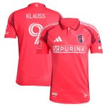 men8217s st. louis city sc joão klauss adidas red 2025 forever city red authentic player jersey | Inter Miami CF Jerseys, Hats, and MLS Fan Gear