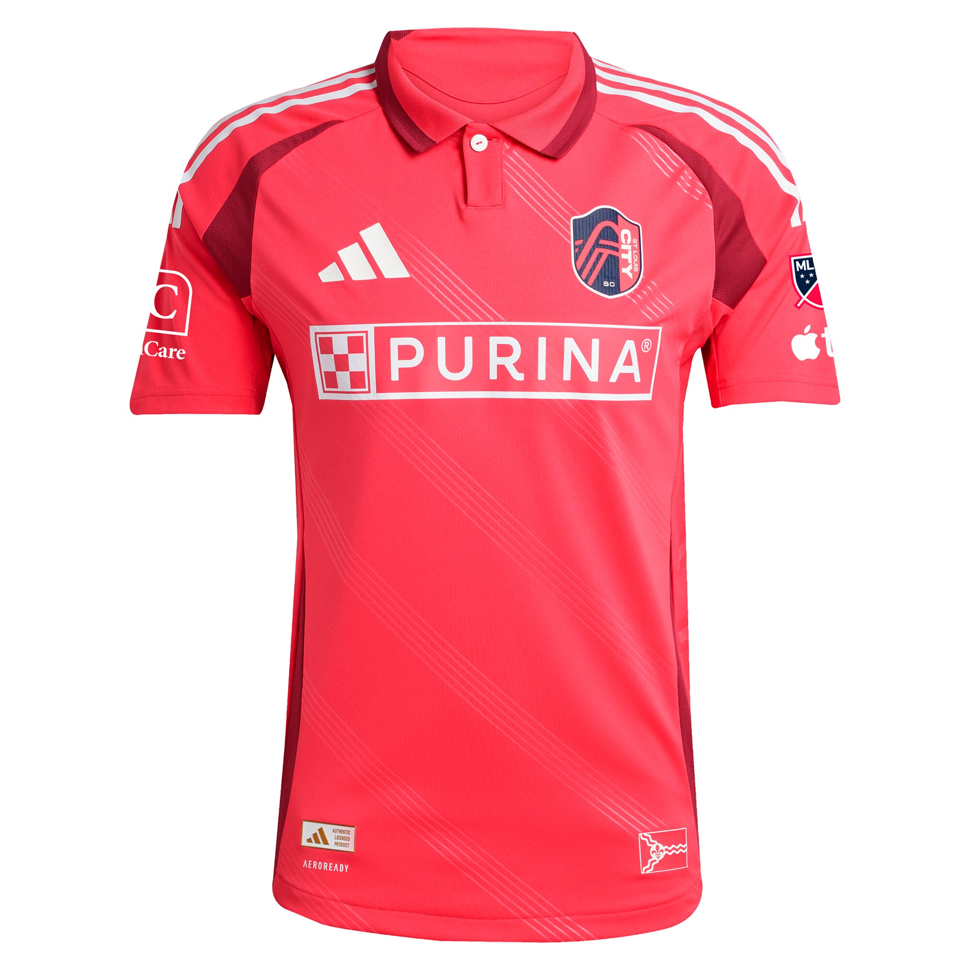 men8217s st. louis city sc joão klauss adidas red 2025 forever city red authentic player jersey | Inter Miami CF Jerseys, Hats, and MLS Fan Gear