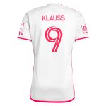 men8217s st. louis city sc joão klauss adidas white 2024 the confluence kit authentic player jersey | Inter Miami CF Jerseys, Hats, and MLS Fan Gear