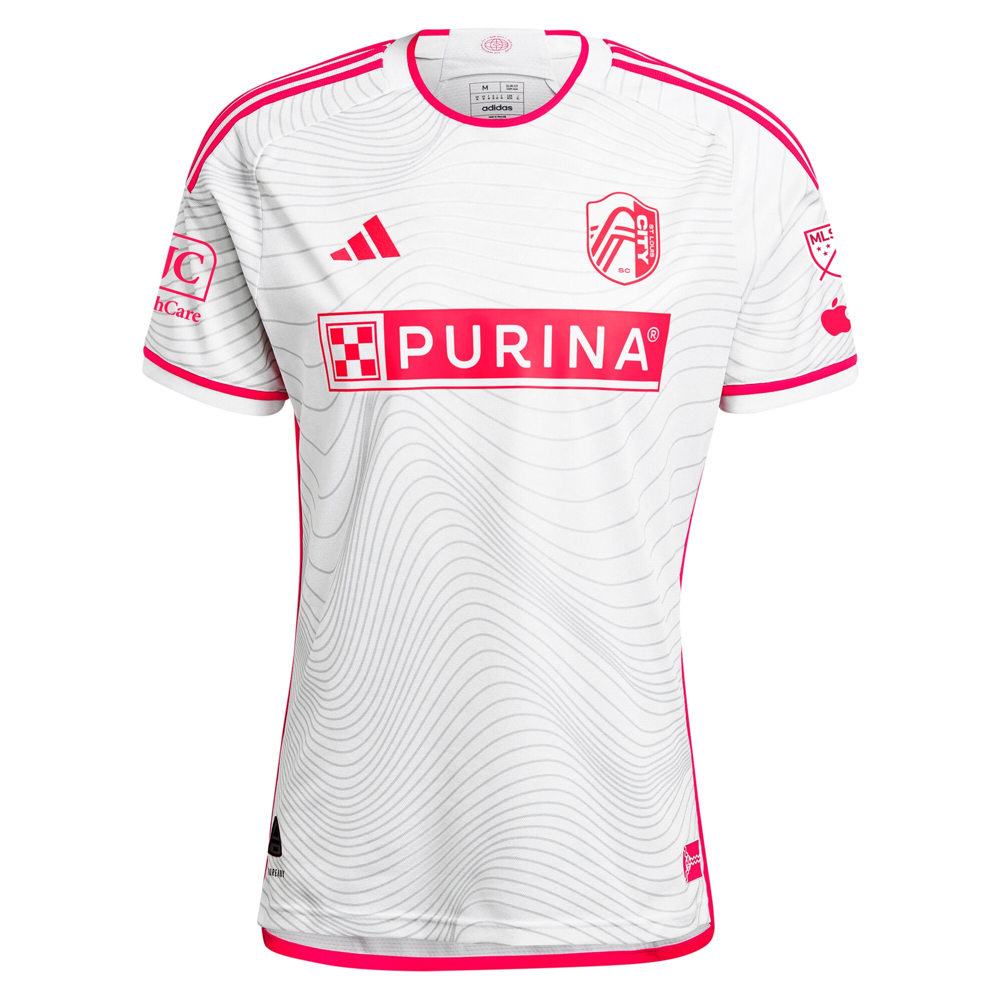 men8217s st. louis city sc marcel hartel adidas white 2024 the confluence kit authentic player jersey | Inter Miami CF Jerseys, Hats, and MLS Fan Gear