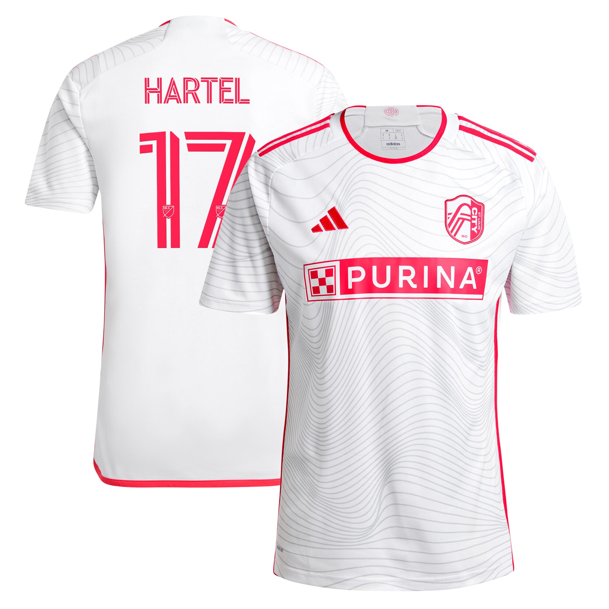 men8217s st. louis city sc marcel hartel adidas white 2024 the confluence kit replica player jersey | Inter Miami CF Jerseys, Hats, and MLS Fan Gear