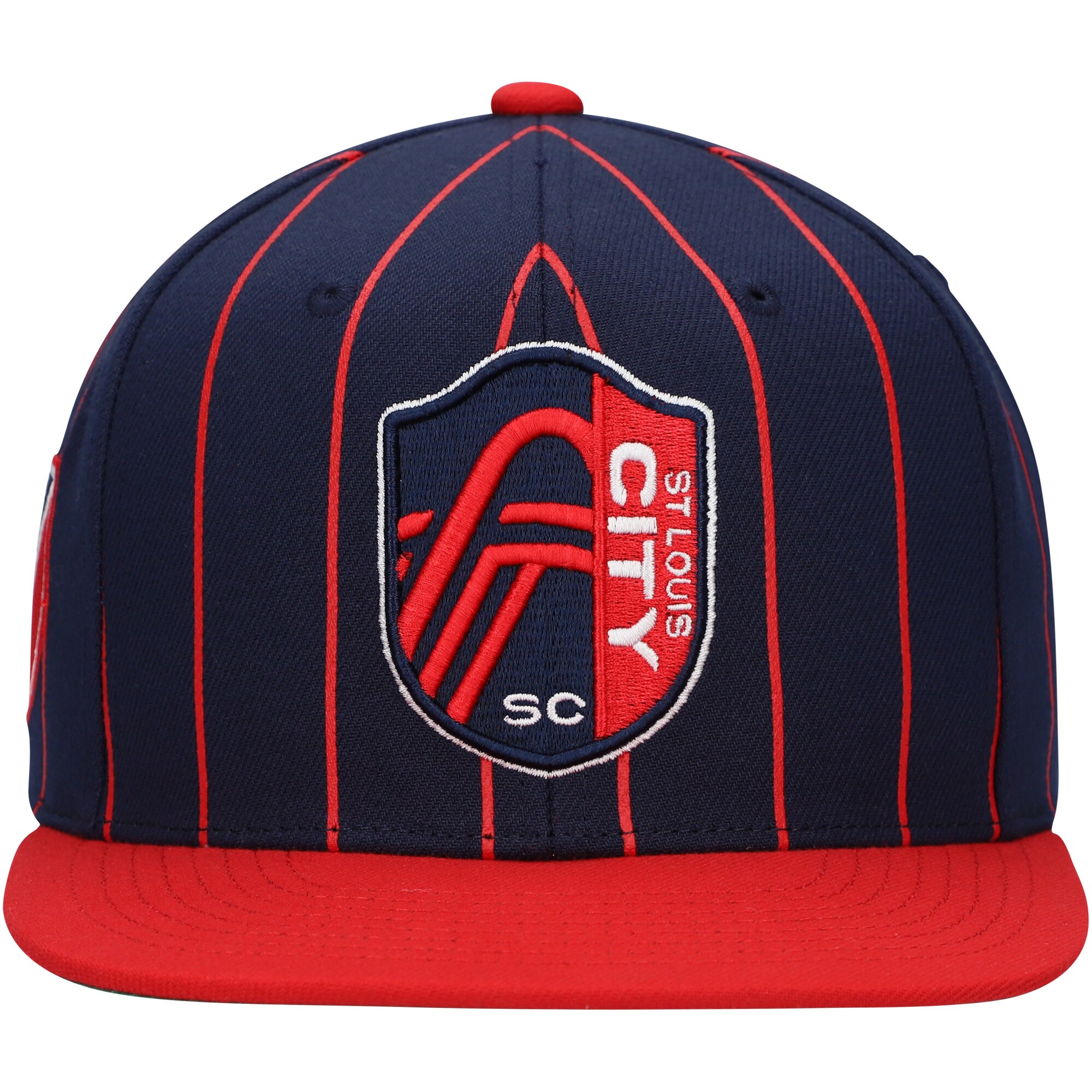 men8217s st. louis city sc mitchell amp ness navy team pin snapback hat | Inter Miami CF Jerseys, Hats, and MLS Fan Gear