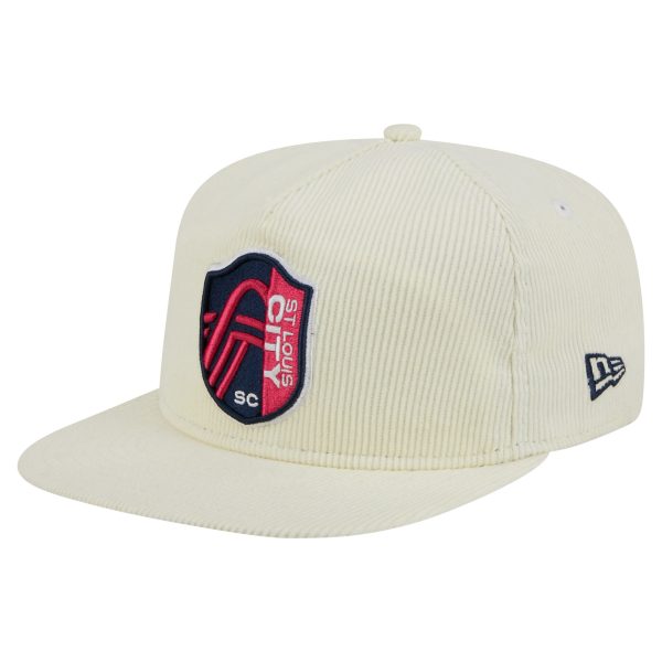 men8217s st. louis city sc new era cream 2025 kickoff snapback golfer hat | Inter Miami CF Jerseys, Hats, and MLS Fan Gear