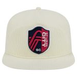 men8217s st. louis city sc new era cream 2025 kickoff snapback golfer hat | Inter Miami CF Jerseys, Hats, and MLS Fan Gear