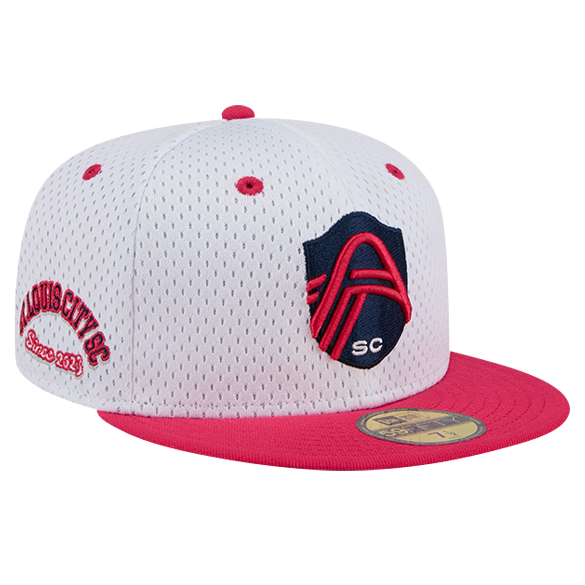 men8217s st. louis city sc new era gray throwback mesh 59fifty fitted hat | Inter Miami CF Jerseys, Hats, and MLS Fan Gear