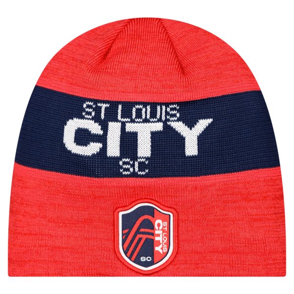 men8217s st. louis city sc new era red 2025 kickoff beanie | Inter Miami CF Jerseys, Hats, and MLS Fan Gear