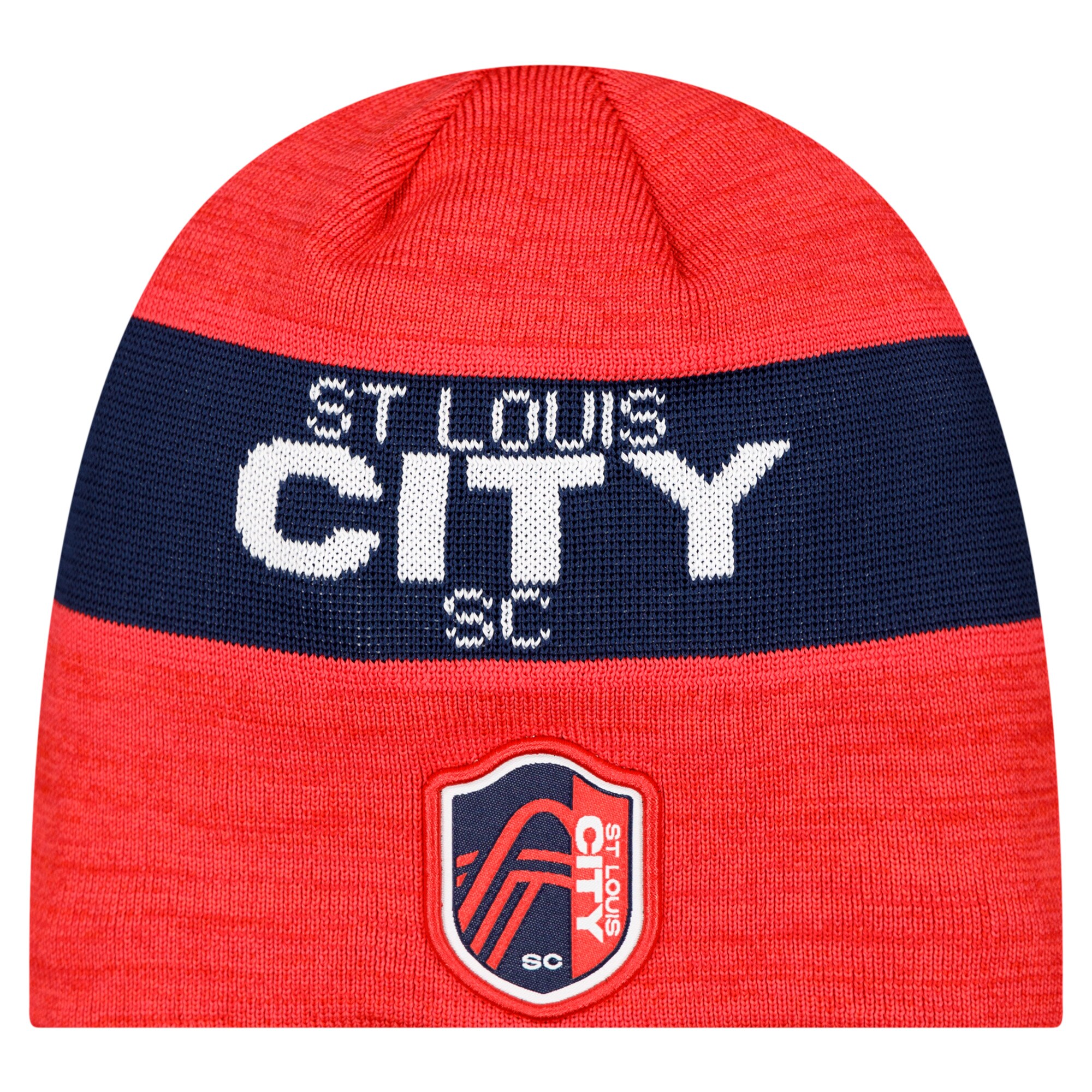 men8217s st. louis city sc new era red 2025 kickoff beanie | Inter Miami CF Jerseys, Hats, and MLS Fan Gear