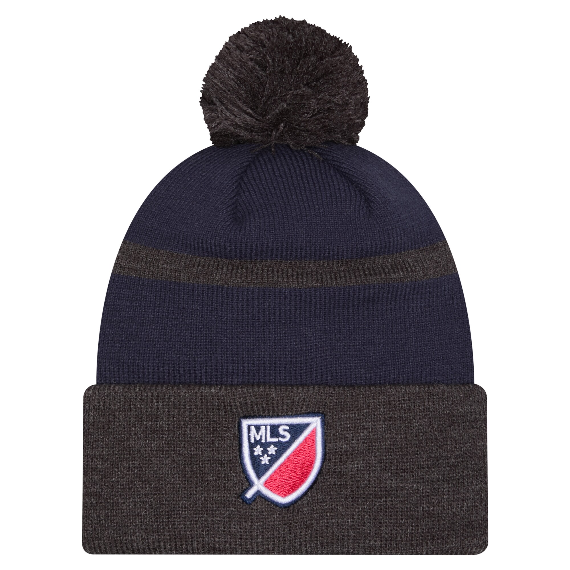 men8217s st. louis city sc new era red 2025 kickoff cuffed knit hat with pom | Inter Miami CF Jerseys, Hats, and MLS Fan Gear