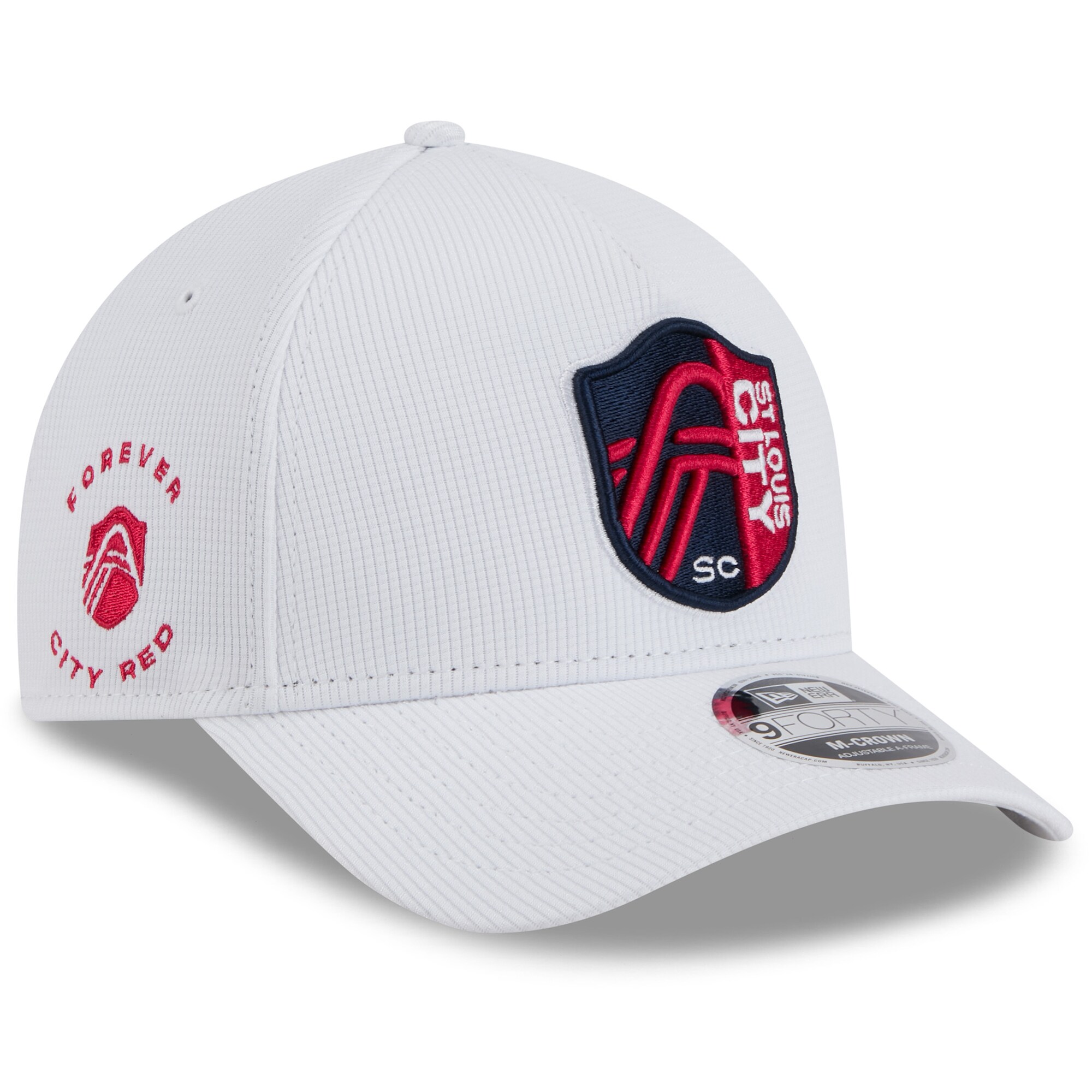 men8217s st. louis city sc new era white 2025 jersey hook 9forty m-crown adjustable hat | Inter Miami CF Jerseys, Hats, and MLS Fan Gear