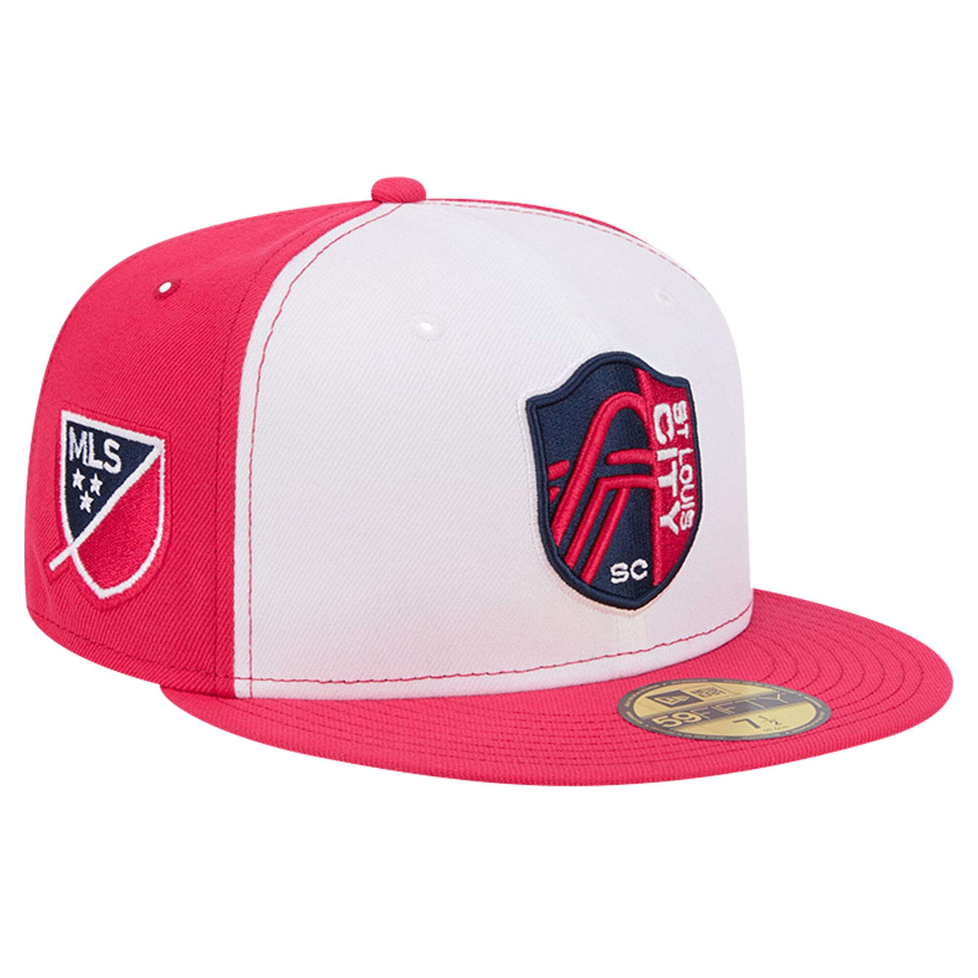 men8217s st. louis city sc new era whitered 2024 kick off collection 59fifty fitted hat | Inter Miami CF Jerseys, Hats, and MLS Fan Gear