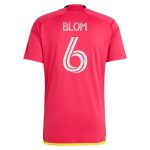 men8217s st. louis city sc njabulo blom adidas red 2023 city kit replica jersey | Inter Miami CF Jerseys, Hats, and MLS Fan Gear