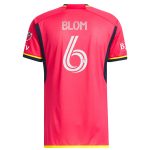 men8217s st. louis city sc njabulo blom adidas red 2023 the spirit kit authentic jersey | Inter Miami CF Jerseys, Hats, and MLS Fan Gear