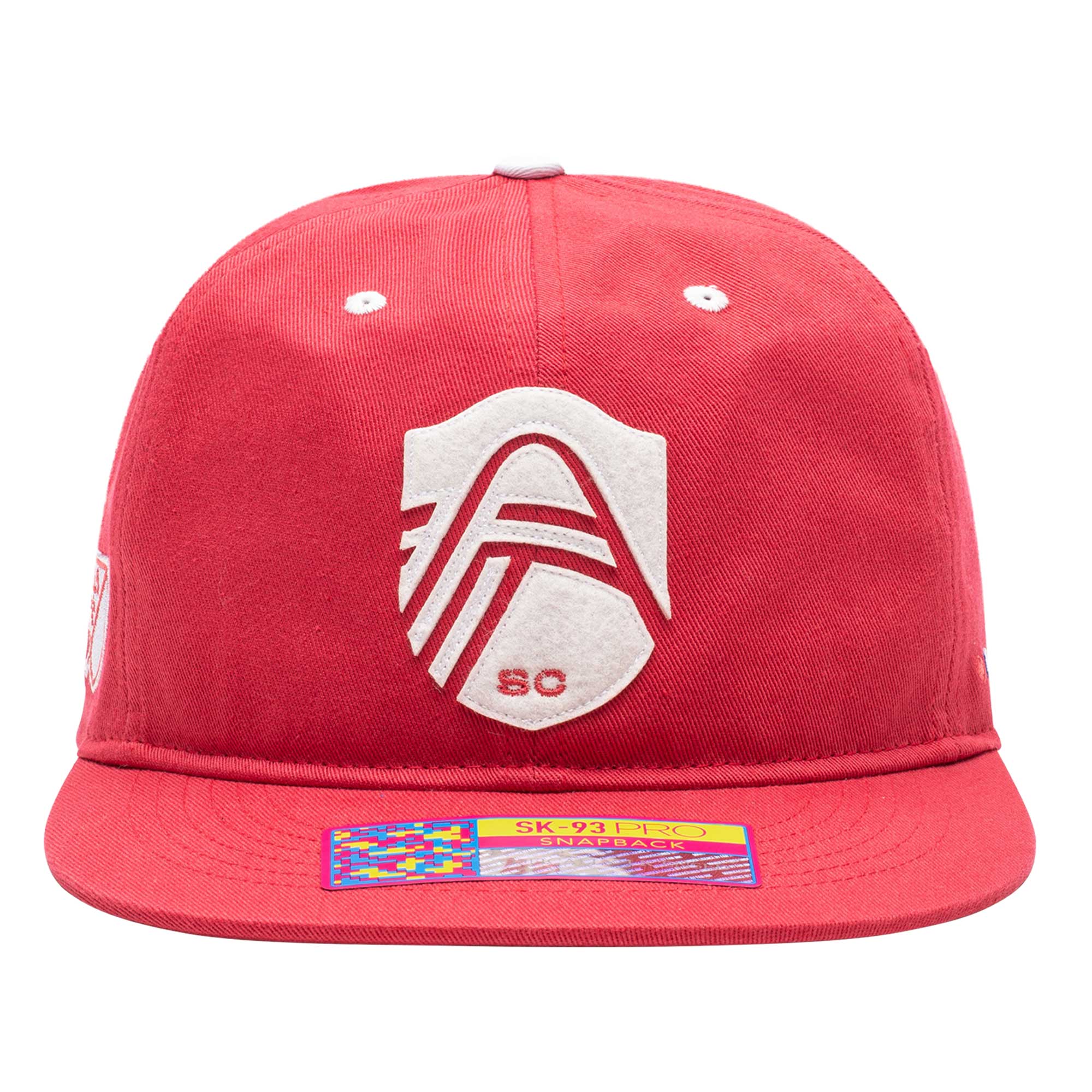 men8217s st. louis city sc red bankroll snapback hat | Inter Miami CF Jerseys, Hats, and MLS Fan Gear