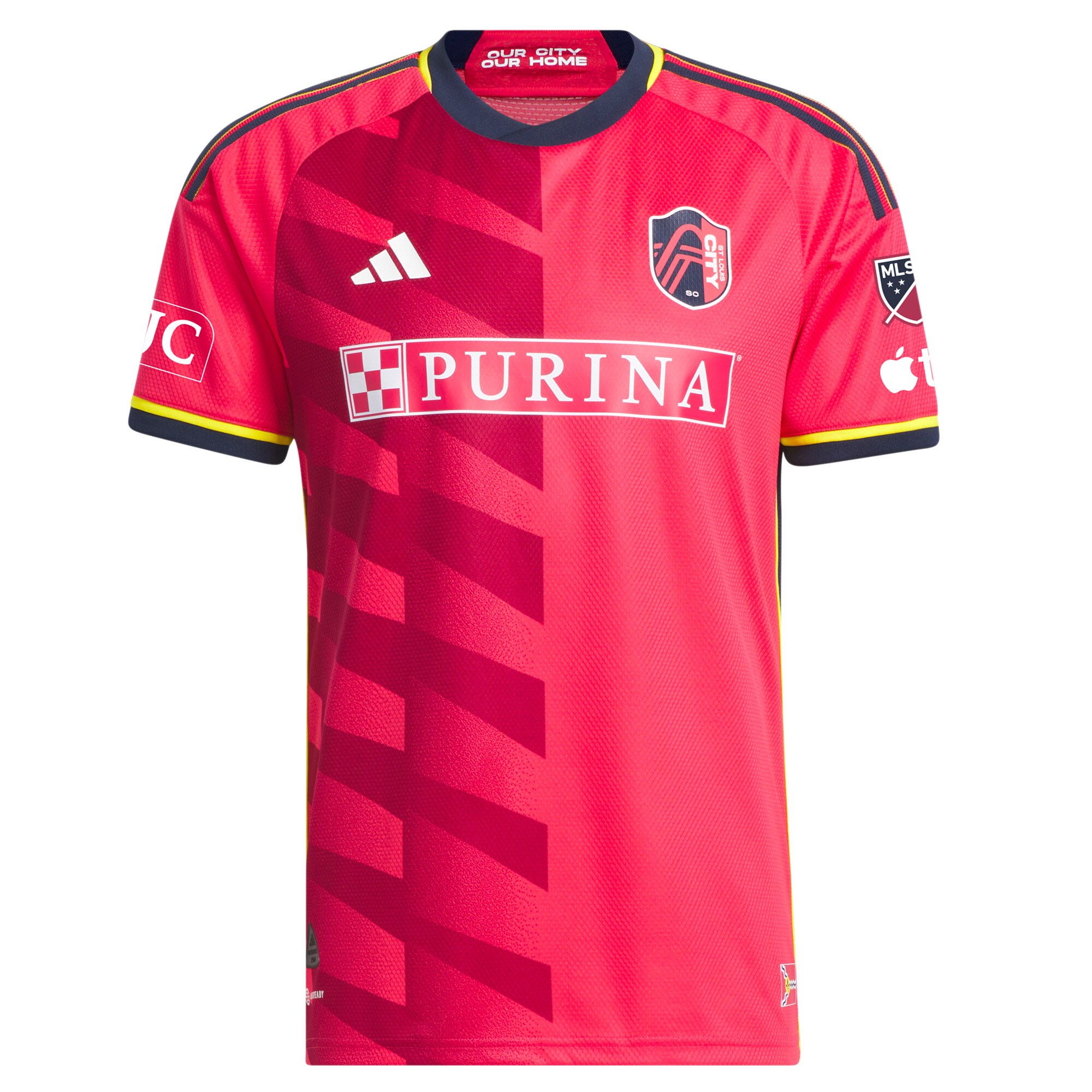 men8217s st. louis city sc tim parker adidas red 2023 the spirit kit authentic jersey | Inter Miami CF Jerseys, Hats, and MLS Fan Gear