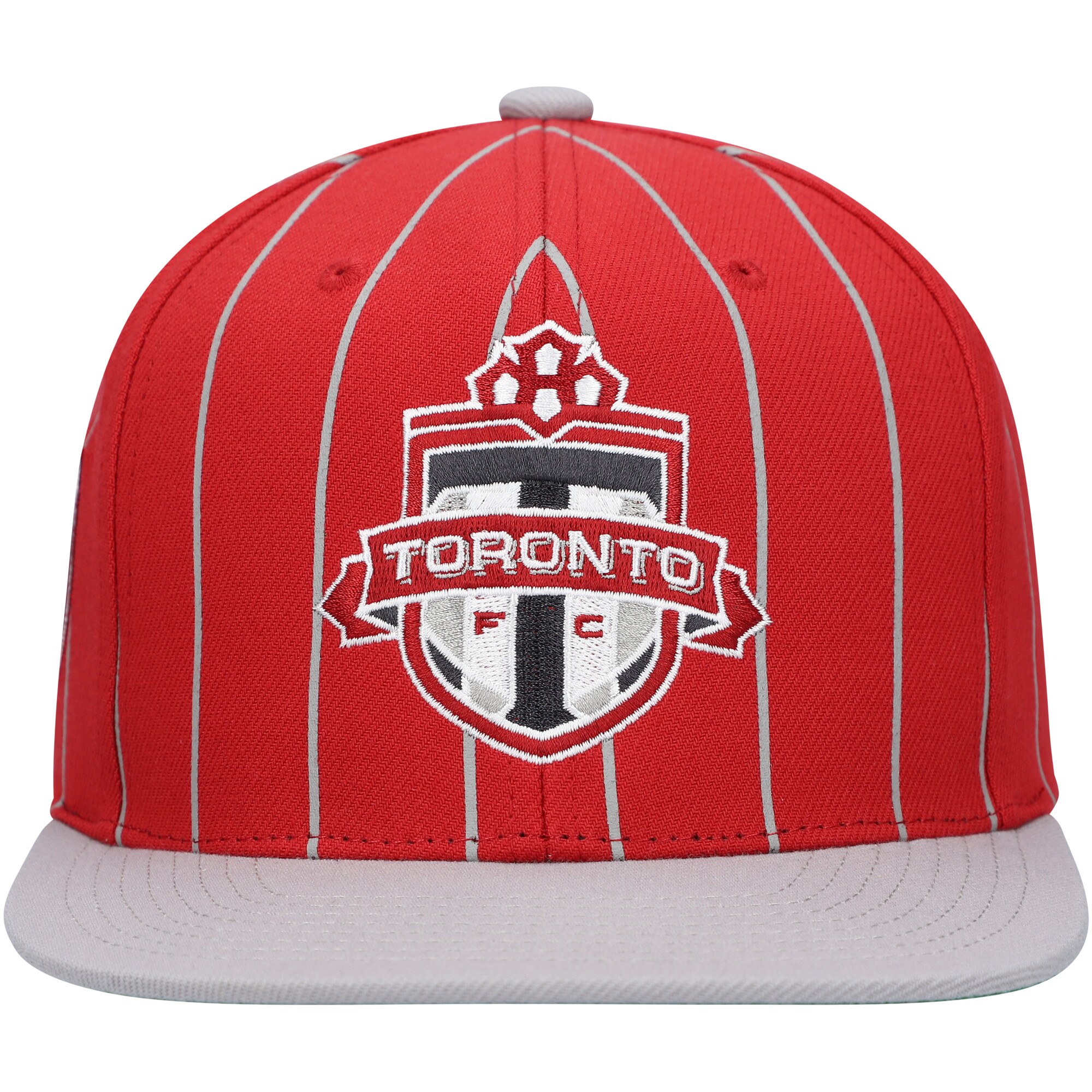 men8217s toronto fc mitchell amp ness red team pin snapback hat | Inter Miami CF Jerseys, Hats, and MLS Fan Gear