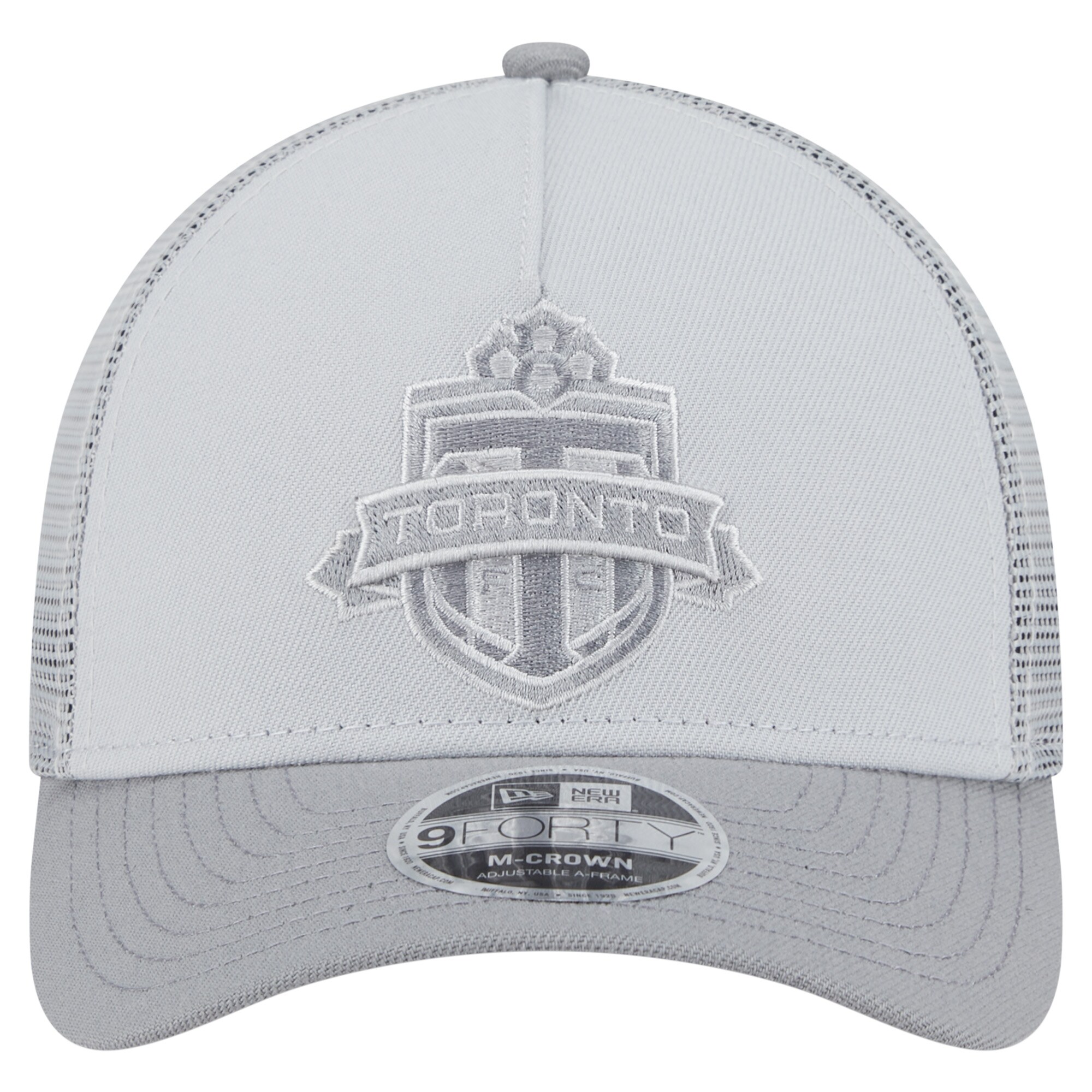 men8217s toronto fc new era gray color pack 9forty a-frame adjustable trucker hat | Inter Miami CF Jerseys, Hats, and MLS Fan Gear