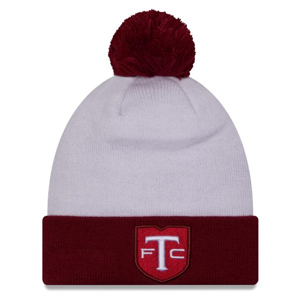 men8217s toronto fc new era white jersey hook cuff knit hat with pom | Inter Miami CF Jerseys, Hats, and MLS Fan Gear